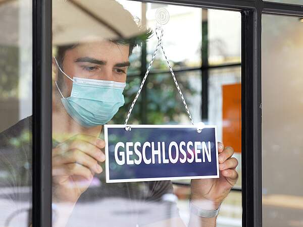 Geschäft geschlossen
