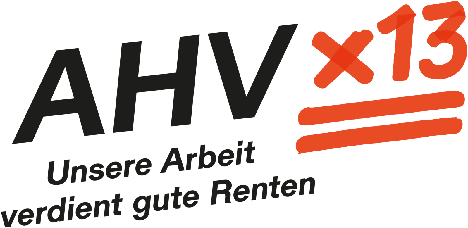AHVx13 - Unsere Arbeit verdient gute Renten